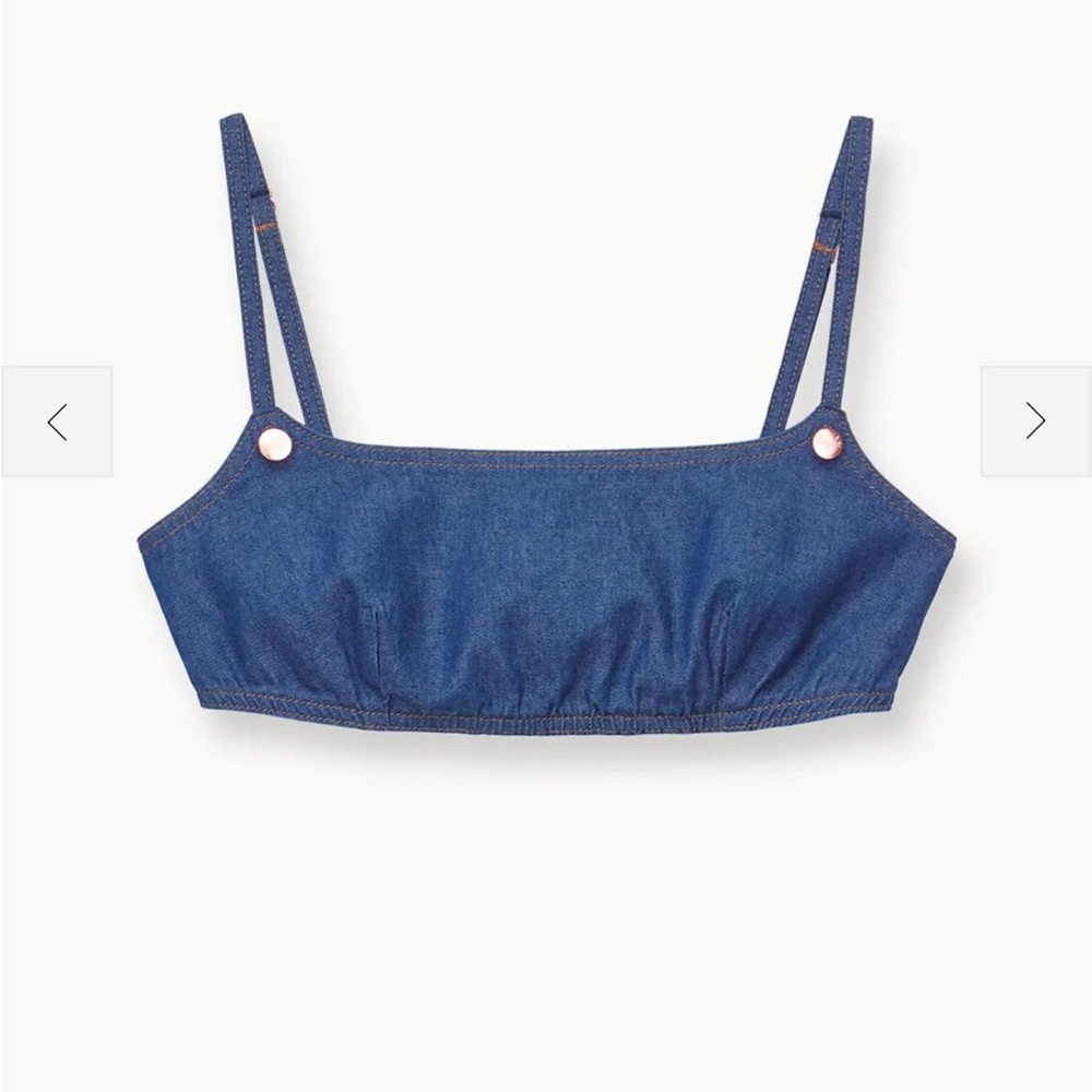 Wrangler+Staud The Jean bikini top. M - Picture 3 of 14